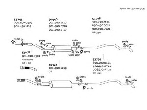 DINEX 350000030_10 išmetimo sistema 
 Išmetimo sistema -> Išmetimo sistema, visa