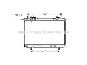 AVA QUALITY COOLING FT2185 radiatorius, variklio aušinimas 
 Aušinimo sistema -> Radiatorius/alyvos aušintuvas -> Radiatorius/dalys
46405919, 71736178, 71736183
