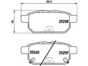 HELLA PAGID 8DB 355 015-871 stabdžių trinkelių rinkinys, diskinis stabdys 
 Techninės priežiūros dalys -> Papildomas remontas
5580061M00, 5580068L00, 5580068L00000
