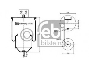 FEBI BILSTEIN 37636 dėklas, pneumatinė pakaba 
 Pakaba -> Pneumatinė pakaba
1075891, 1076416, 20374510, 20456152