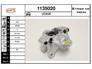 SNRA 1135020 stabdžių apkaba 
 Dviratė transporto priemonės -> Stabdžių sistema -> Stabdžių apkaba / priedai
4773030470, 4773053040