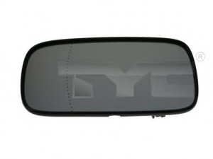TYC 338-0034-1 veidrodėlio stiklas, išorinis veidrodėlis 
 Kėbulas -> Keleivių kabina -> Veidrodėlis
8679827