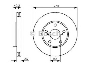 BOSCH 0 986 479 425 stabdžių diskas 
 Dviratė transporto priemonės -> Stabdžių sistema -> Stabdžių diskai / priedai
43512 02180, 43512 12690