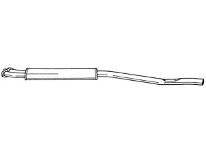 AKS DASIS SG15405 vidurinis duslintuvas