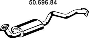EBERSPÄCHER 50.696.84 galinis duslintuvas 
 Išmetimo sistema -> Duslintuvas
MR266476