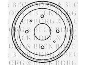 BORG & BECK BBR7161 stabdžių būgnas 
 Stabdžių sistema -> Būgninis stabdys -> Stabdžių būgnas
MB587582, MB699290, MB699290