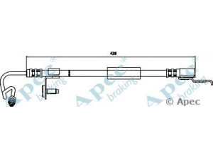 APEC braking HOS3327 stabdžių žarnelė 
 Stabdžių sistema -> Stabdžių žarnelės
1000743, 1000744, 6823334, 92AB2282AB