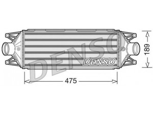 DENSO DIT12002 tarpinis suslėgto oro aušintuvas, kompresorius
5801349167