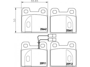 HELLA PAGID 8DB 355 017-541 stabdžių trinkelių rinkinys, diskinis stabdys 
 Techninės priežiūros dalys -> Papildomas remontas
11313482600300, 11313482600330