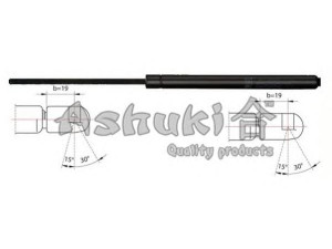 ASHUKI I925-09 dujinė spyruoklė, bagažinė 
 Priedai -> Bagažinė/pakrovimo skyrius
0K53Y-62-620, 0K53Z-62-620, 0K53Z-62-620A