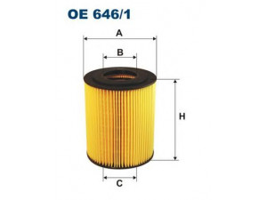 FILTRON OE646/1 alyvos filtras
51055040098