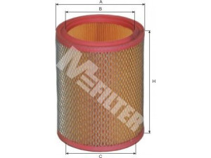 MFILTER A 399 oro filtras 
 Techninės priežiūros dalys -> Techninės priežiūros intervalai
71736146, 9401445688, 1445-63, 1445-68