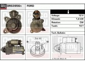 DELCO REMY DRS3956N starteris 
 Elektros įranga -> Starterio sistema -> Starteris
1345314, 2T1411000AA, 2T1411000BA