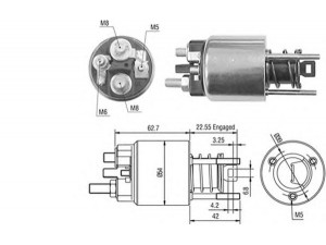 MAGNETI MARELLI 940113050423 solenoidinis jungiklis, starteris
12411740373