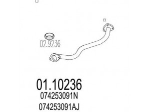 MTS 01.10236 išleidimo kolektorius 
 Išmetimo sistema -> Išmetimo vamzdžiai
074253091AJ, 074253091N