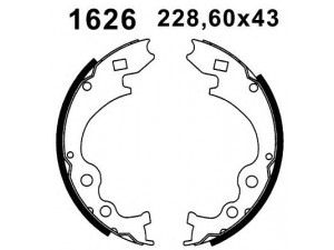 BSF 01626 stabdžių trinkelių komplektas 
 Techninės priežiūros dalys -> Papildomas remontas
3256395, S12149380, SB4026330, SB4049380