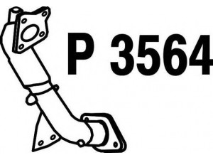 FENNO P3564 išleidimo kolektorius 
 Išmetimo sistema -> Išmetimo vamzdžiai
BM70547, RFJ2-40-500A