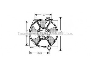 AVA QUALITY COOLING MZ7535 ventiliatorius, radiatoriaus 
 Aušinimo sistema -> Oro aušinimas
FP8515140, Z51115140A, Z5A115150
