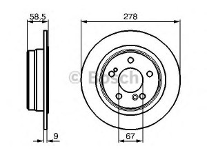 BOSCH 0 986 478 565 stabdžių diskas 
 Dviratė transporto priemonės -> Stabdžių sistema -> Stabdžių diskai / priedai
129 423 00 12, A 129 423 00 12