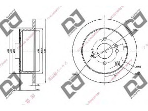 DJ PARTS BD1354 stabdžių diskas 
 Dviratė transporto priemonės -> Stabdžių sistema -> Stabdžių diskai / priedai
58411-1C800, 584111C800