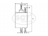 SCT Germany ST 6084 kuro filtras 
 Techninės priežiūros dalys -> Papildomas remontas
4F0 201 511 B, 4F0 201 511 D