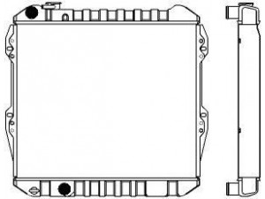 SAKURA  Automotive 1461-0324 radiatorius, variklio aušinimas