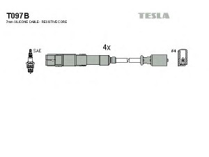 TESLA T097B uždegimo laido komplektas 
 Kibirkšties / kaitinamasis uždegimas -> Uždegimo laidai/jungtys