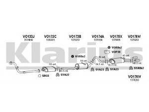 KLARIUS 960081U išmetimo sistema 
 Išmetimo sistema -> Išmetimo sistema, visa