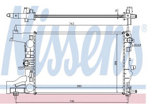 NISSENS 616903 radiatorius, variklio aušinimas 
 Aušinimo sistema -> Radiatorius/alyvos aušintuvas -> Radiatorius/dalys
13267651, 52422263