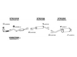 VENEPORTE 800605 išmetimo sistema 
 Išmetimo sistema -> Išmetimo sistema, visa