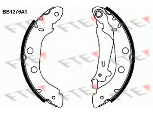 FTE BB1276A1 stabdžių trinkelių komplektas 
 Techninės priežiūros dalys -> Papildomas remontas
44060-00QAK, 44060-3J325, 77 01 205 517