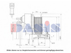 AKS DASIS 851205N magnetinė sankaba, oro kondicionieriaus kompresorius