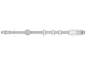 TRW PHB418 stabdžių žarnelė 
 Stabdžių sistema -> Stabdžių žarnelės
34306795676, 34326760909, 34326767390