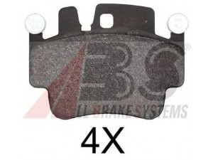 A.B.S. 37417 stabdžių trinkelių rinkinys, diskinis stabdys 
 Techninės priežiūros dalys -> Papildomas remontas
99635193014, 99635193015, 99635193915