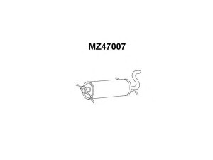 VENEPORTE MZ47007 galinis duslintuvas 
 Išmetimo sistema -> Duslintuvas