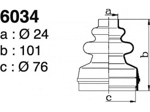 DEPA 6034 gofruotoji membrana, kardaninis velenas 
 Ratų pavara -> Gofruotoji membrana
9566939080, 9566939088, 328779