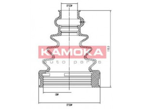 KAMOKA 1148709 gofruotoji membrana, kardaninis velenas 
 Ratų pavara -> Gofruotoji membrana