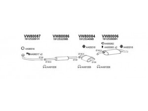 VENEPORTE 800246 išmetimo sistema 
 Išmetimo sistema -> Išmetimo sistema, visa