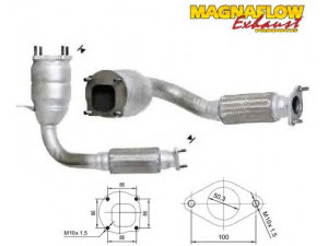 MAGNAFLOW 72506D katalizatoriaus keitiklis 
 Išmetimo sistema -> Katalizatoriaus keitiklis
1111145, 1137683, 1143829