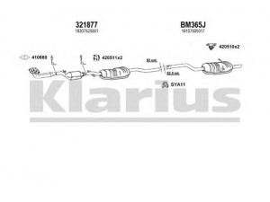 KLARIUS 060306U išmetimo sistema