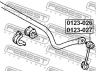 FEBEST 0123-026 šarnyro stabilizatorius 
 Ašies montavimas/vairavimo mechanizmas/ratai -> Stabilizatorius/fiksatoriai -> Savaime išsilyginanti atrama
48830-42010
