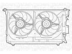 MAGNETI MARELLI 069422284010 ventiliatorius, radiatoriaus 
 Aušinimo sistema -> Oro aušinimas
1250F0, 125366, 1254.70, 125470