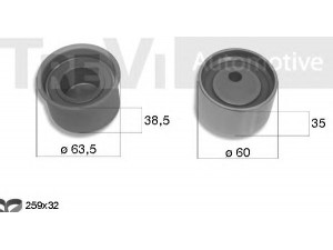TREVI AUTOMOTIVE KD1376 paskirstymo diržo komplektas 
 Techninės priežiūros dalys -> Papildomas remontas