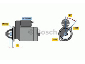 BOSCH 0 986 024 090 starteris
5840 191 0