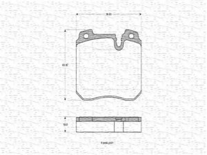 MAGNETI MARELLI 363702160597 stabdžių trinkelių rinkinys, diskinis stabdys 
 Techninės priežiūros dalys -> Papildomas remontas
34 11 1 160 708, 34 11 1 160 710