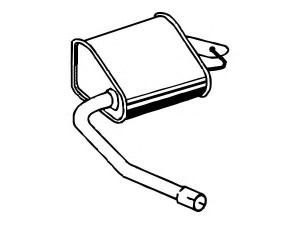 FENNO P2448 galinis duslintuvas 
 Išmetimo sistema -> Duslintuvas
1119180