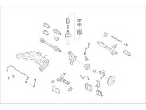 DELPHI VW-17742-F rato pakaba 
 Ašies montavimas/vairavimo mechanizmas/ratai -> Prekių paieška pagal schemą