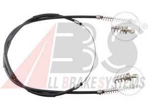A.B.S. K10165 trosas, stovėjimo stabdys 
 Stabdžių sistema -> Valdymo svirtys/trosai
4387206