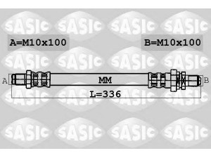 SASIC 6606029 stabdžių žarnelė 
 Stabdžių sistema -> Stabdžių žarnelės
1014204