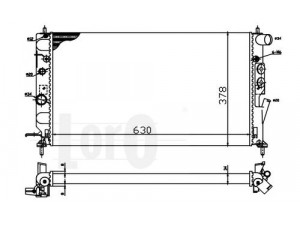 LORO 037-017-0016 radiatorius, variklio aušinimas 
 Aušinimo sistema -> Radiatorius/alyvos aušintuvas -> Radiatorius/dalys
1300181, 1300181